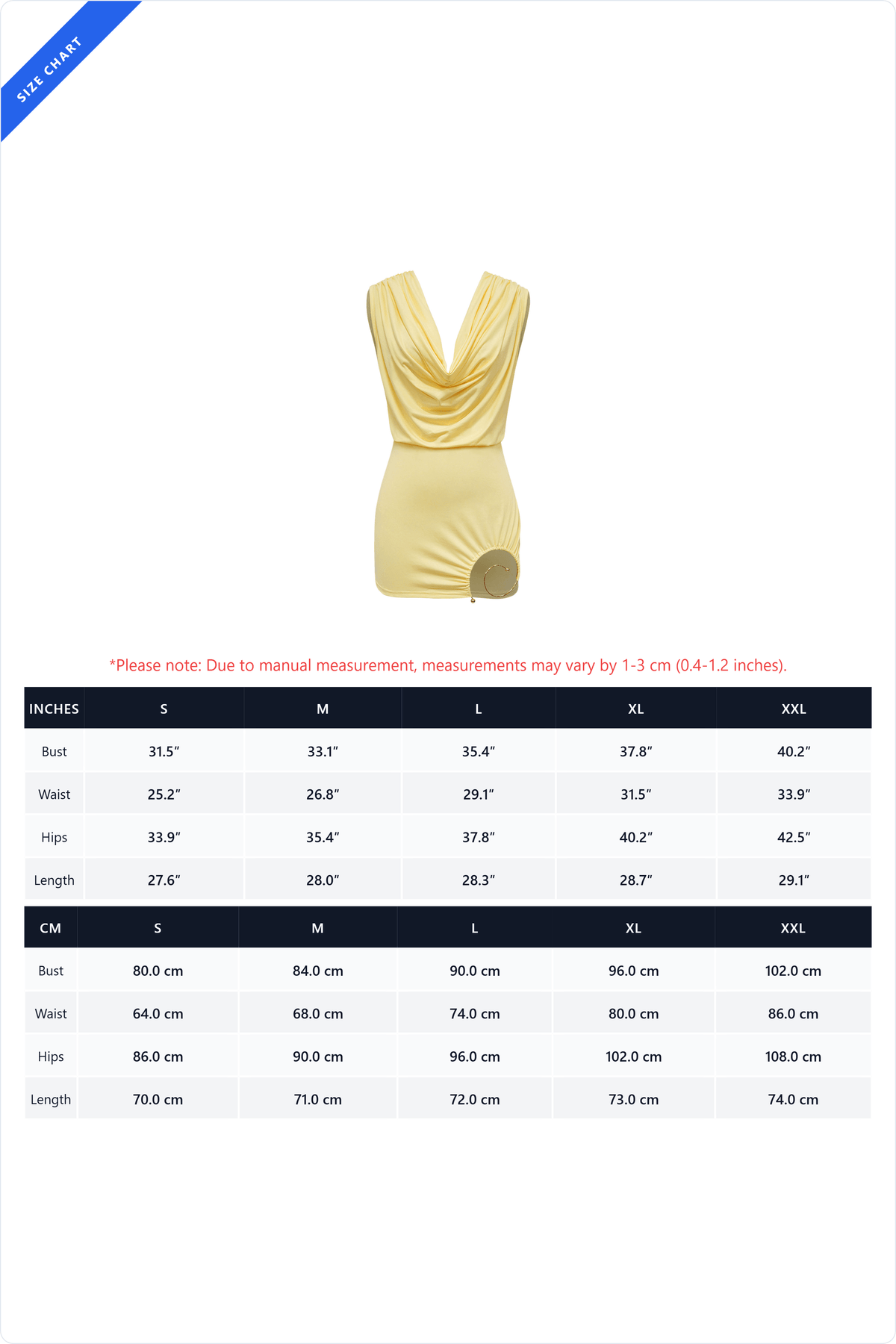 Cowl Neck Spiral Hardware Cutout Mini Dress