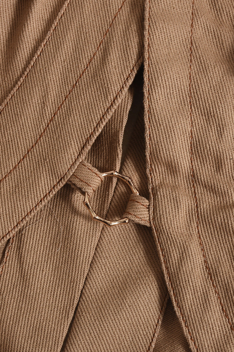 Midriff Crop Top Jacket
