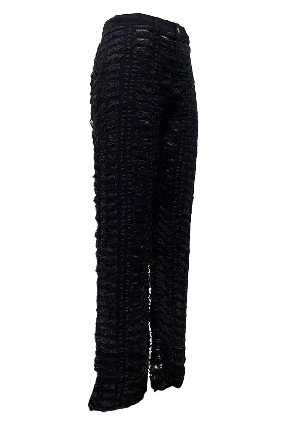 Relaxed Over Distressed Jeans