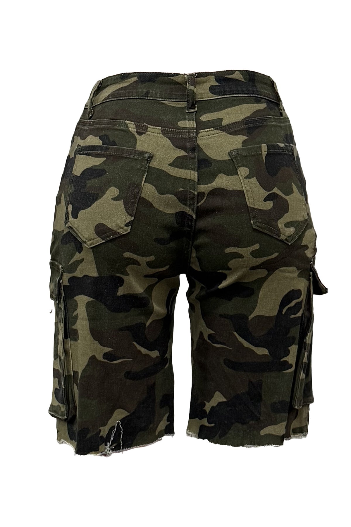 Cargo Denim Shorts