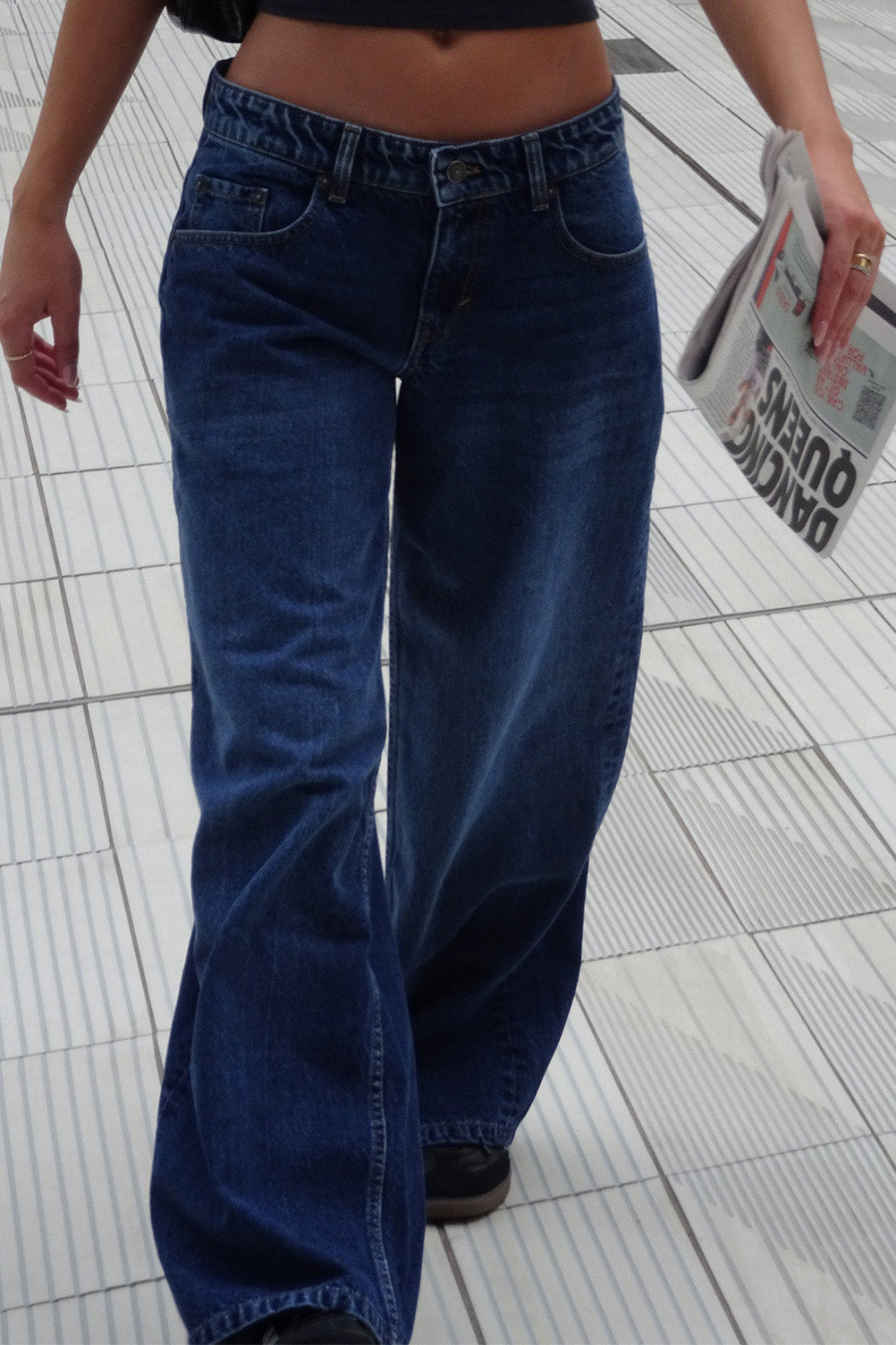 Vintage Low Rise Straight Leg Jeans