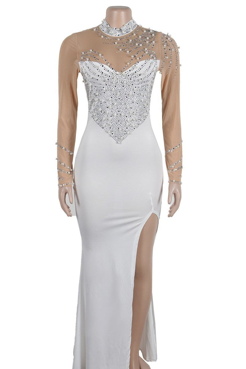 Beaded Prom Dress