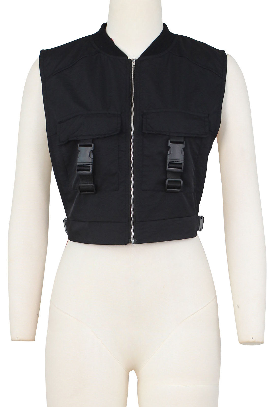 Cargo Zipper Vest Top
