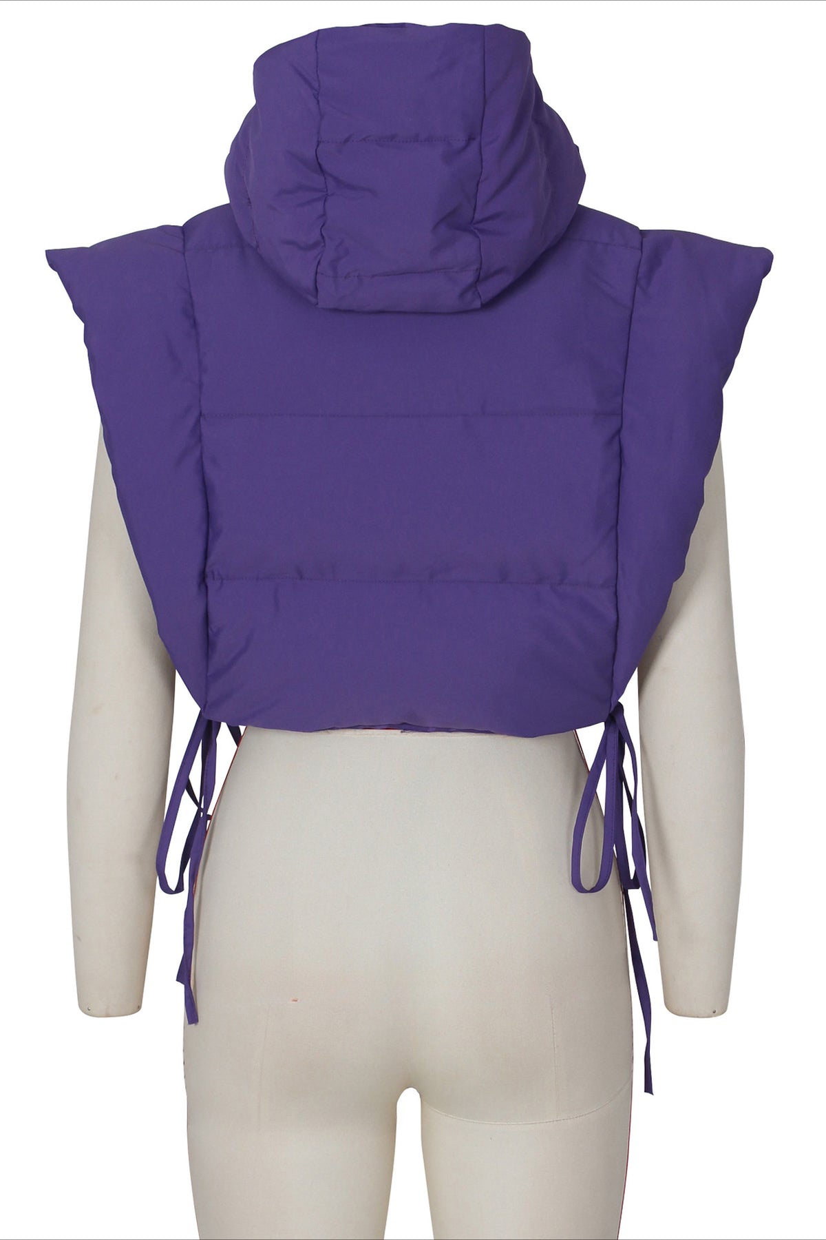 Self Tie Puffer Vest