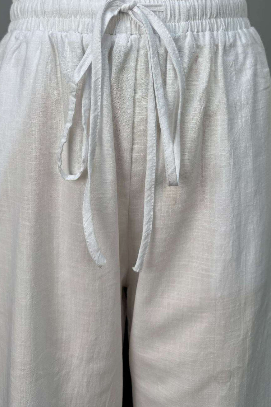 Relaxed Shirt & Wide Leg Pants Set