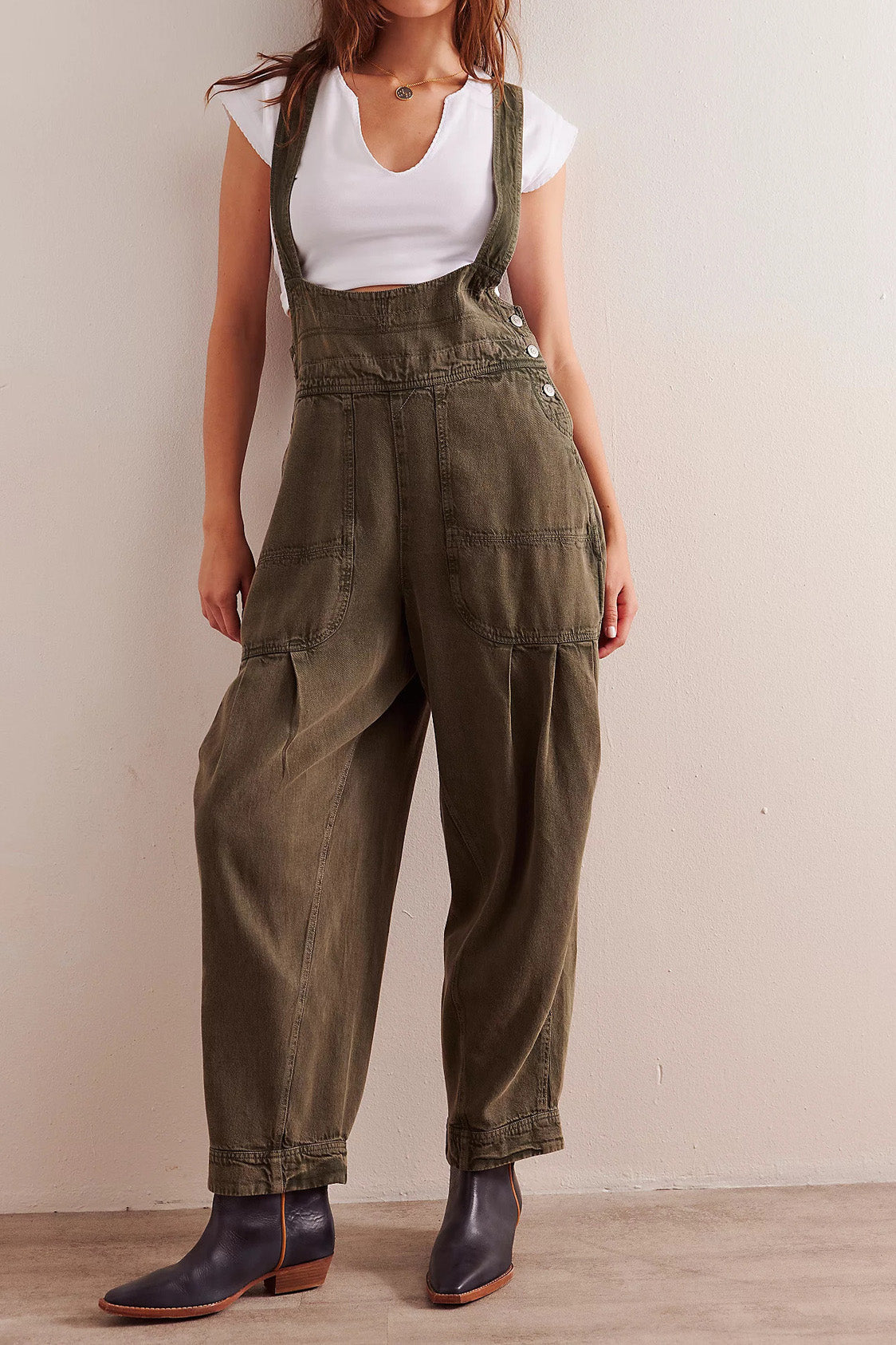 Loose Casual Denim Overalls