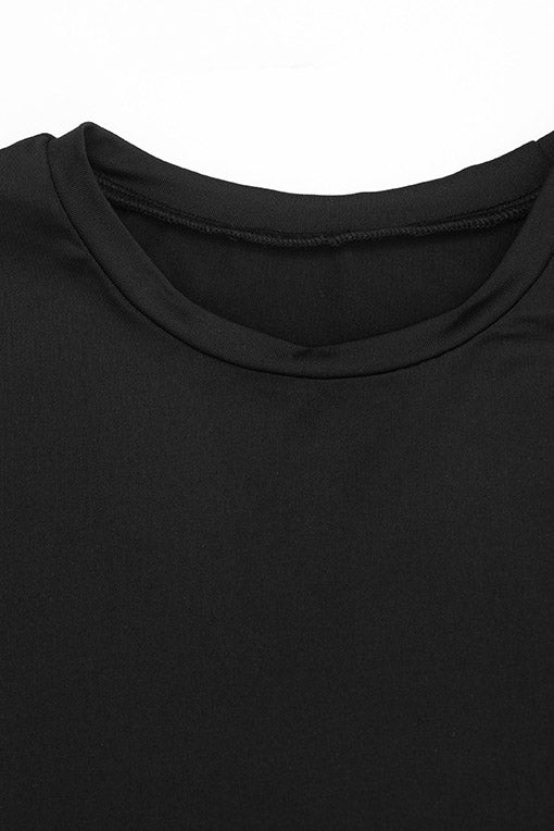 Grommet-Detail Long-Sleeve Mini Dress
