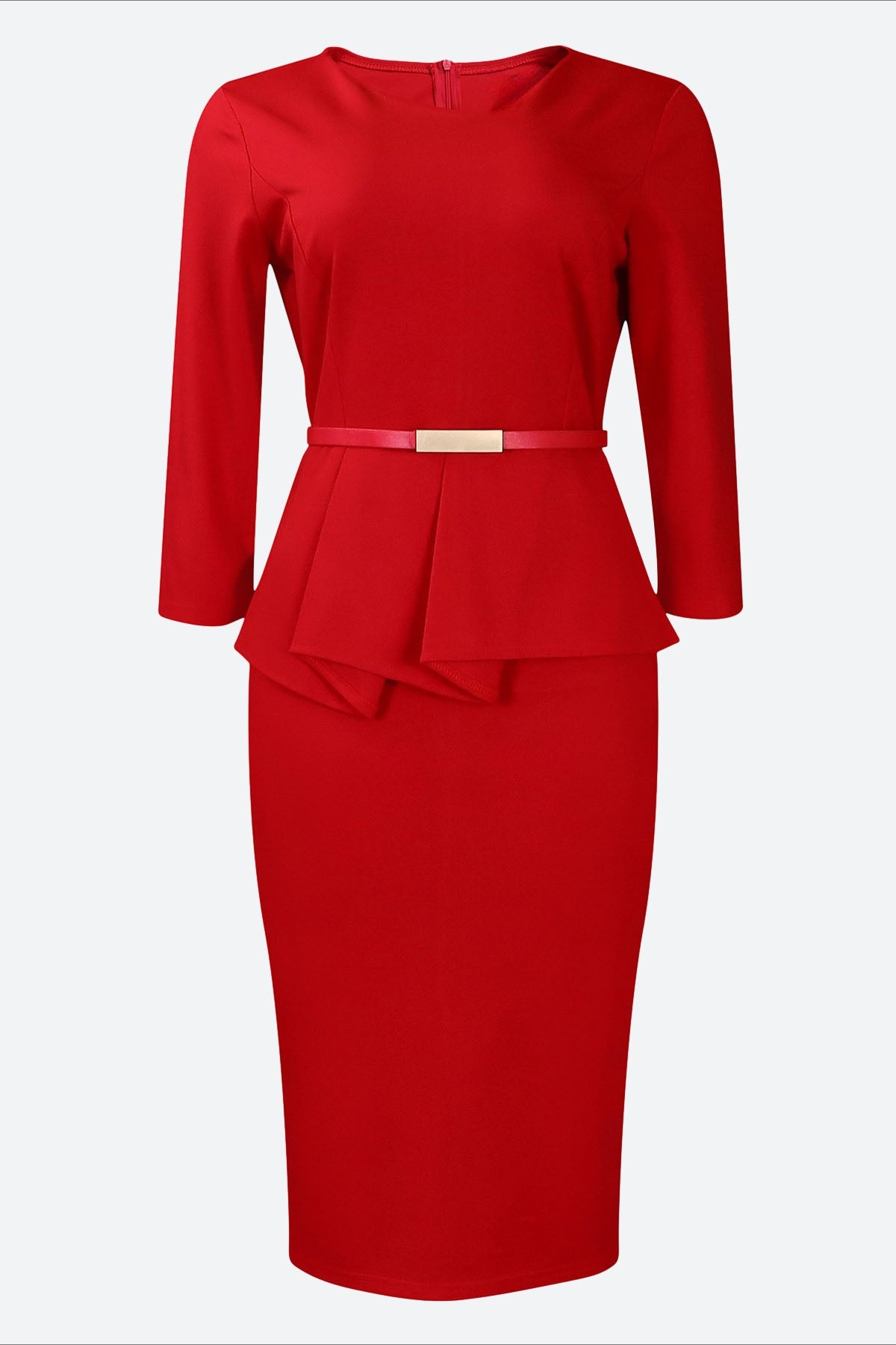 3/4 Sleeve Bodycon Work Dress