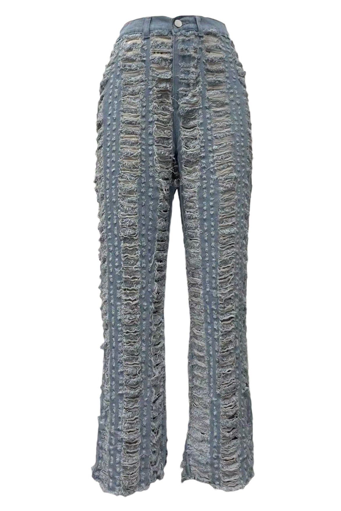 Relaxed Over Distressed Jeans