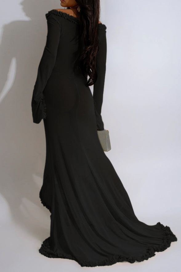 Maxi Ruffle Dress