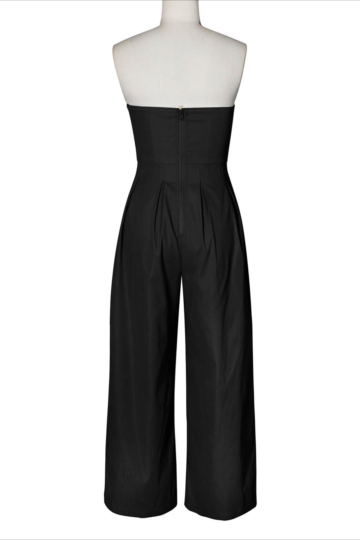 Strapless Wide-Leg Jumpsuit