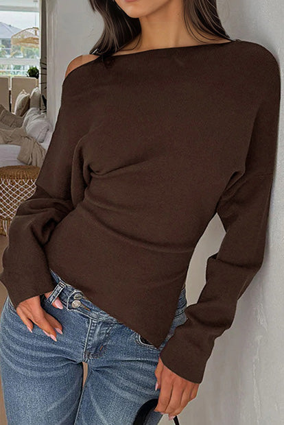 Asymmetrical Long Sleeve T-Shirt
