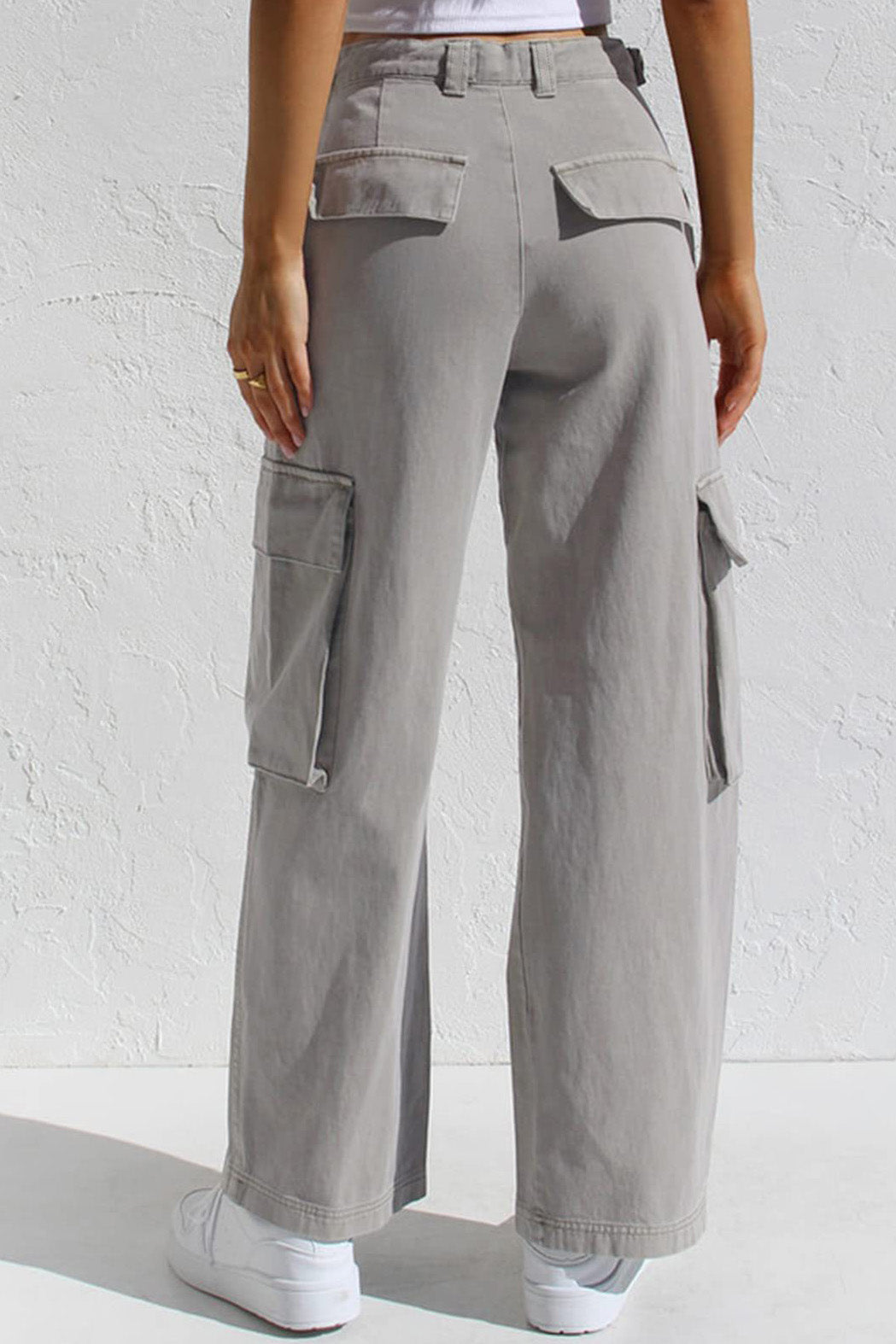 Multi Pocket Cargo Style Women’s Denim Pants