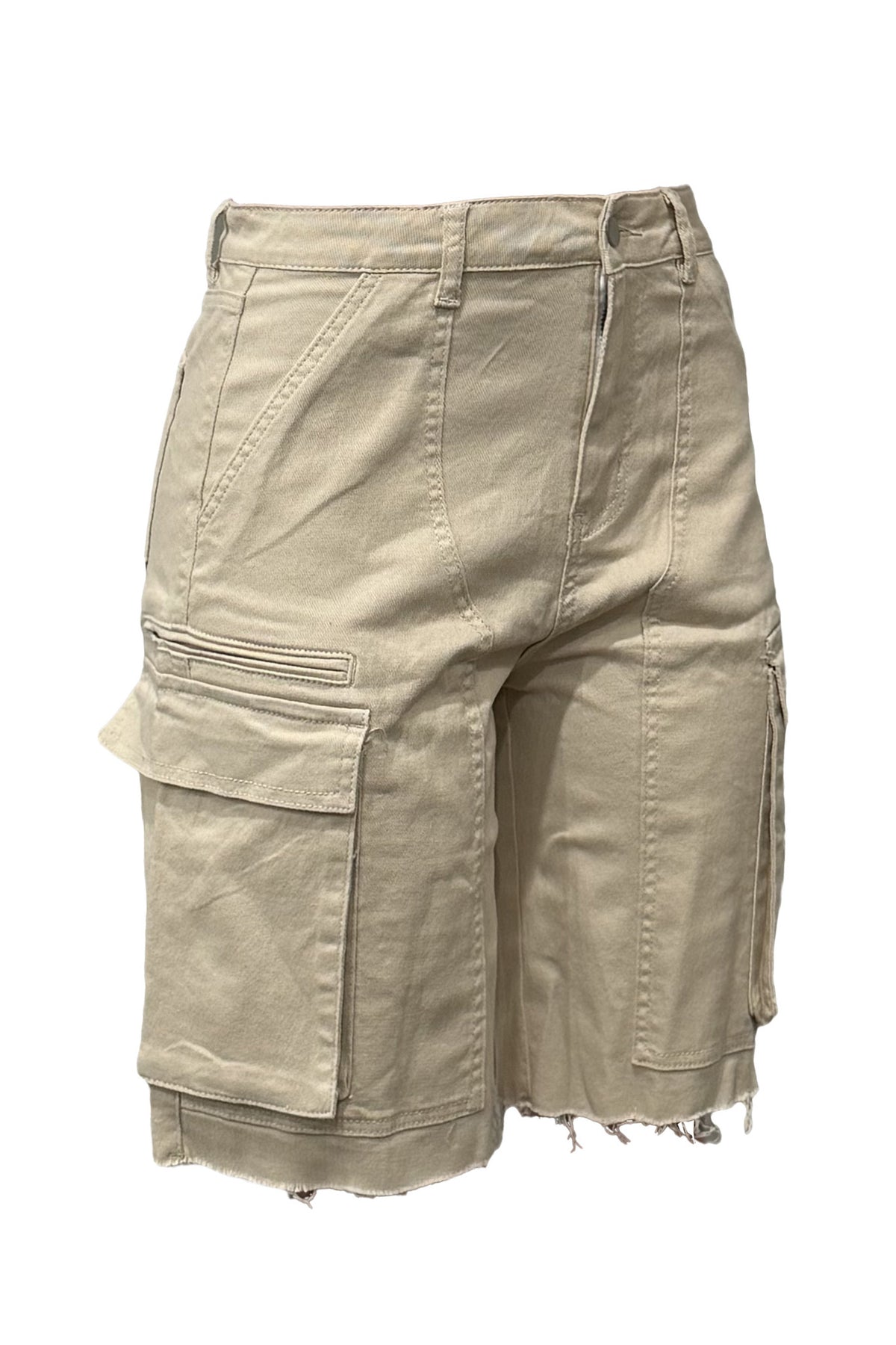 Cargo Denim Shorts