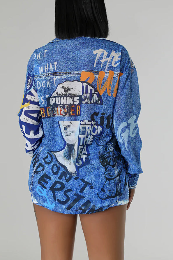 Printed Graffiti Set