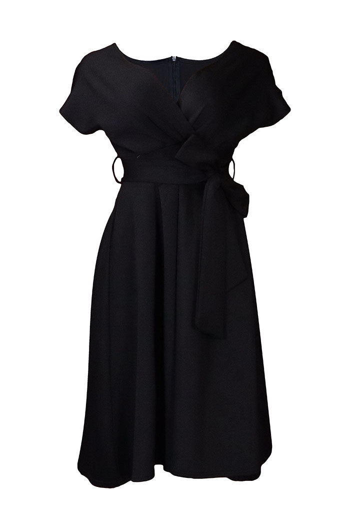 Fallen Shoulder Midi Dress