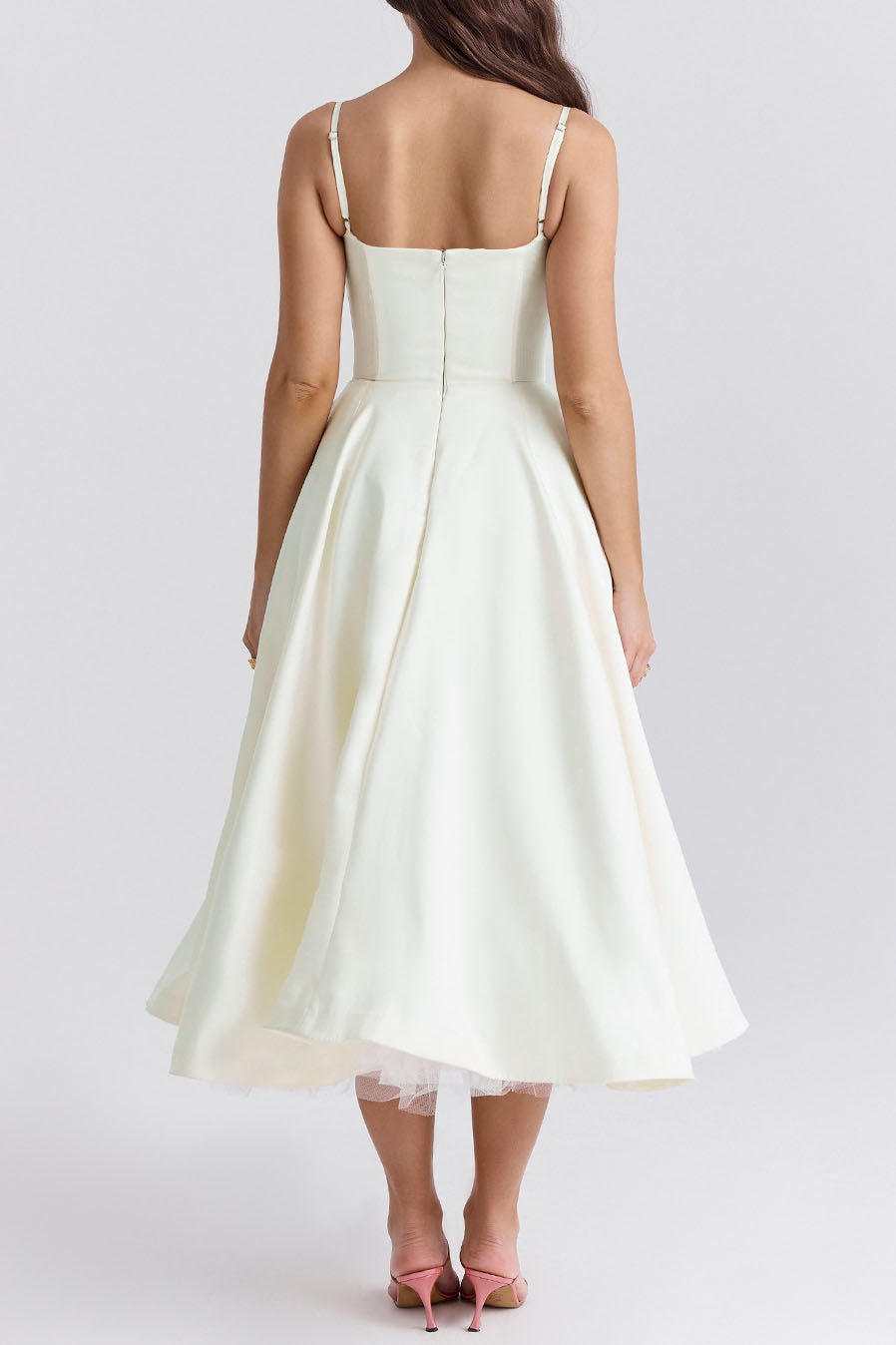 Luxury Spaghetti Strap Princess Dress