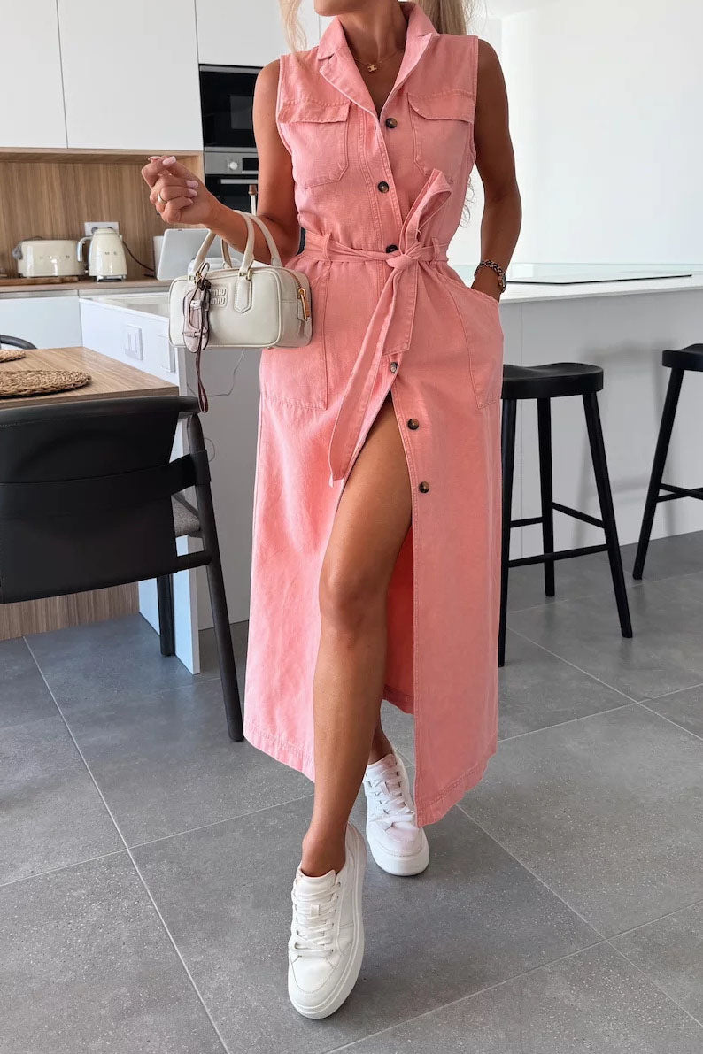 Denim Maxi Dress