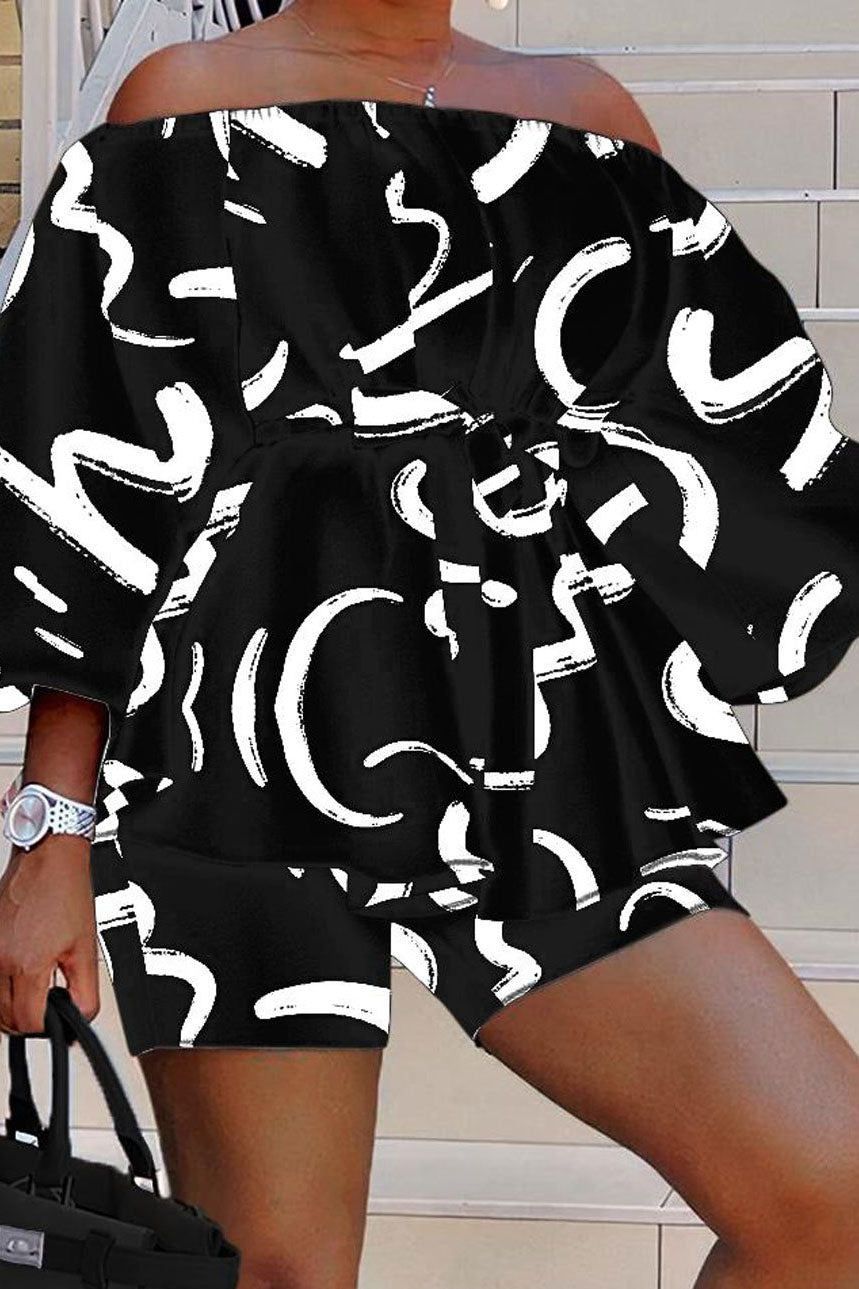 Off The Shoulder Tops and Shorts Sets