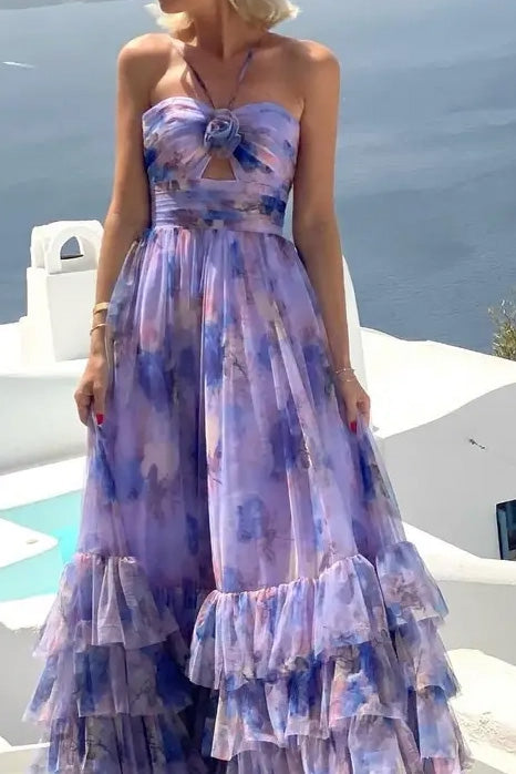 Ruffled Tiered Maxi Dress
