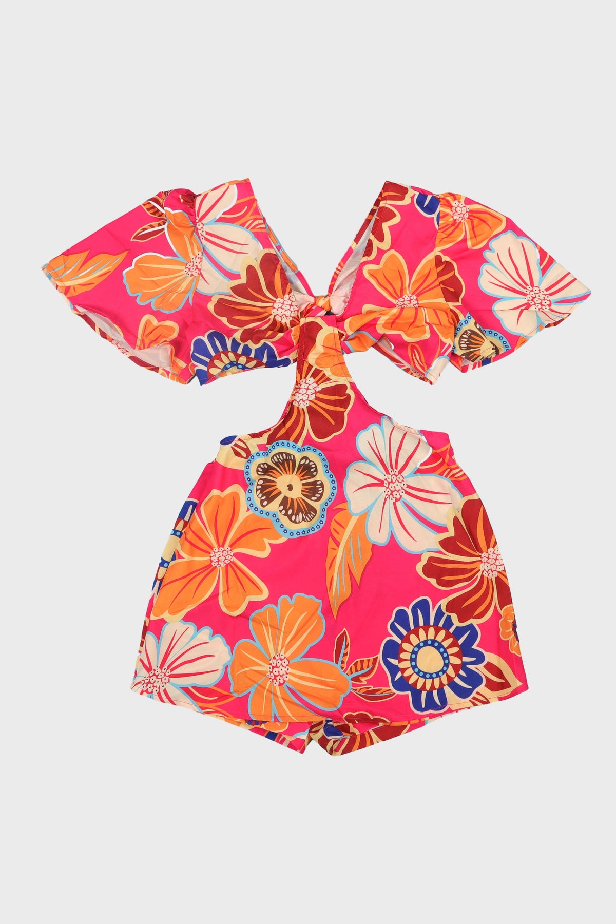 Printed Romper Dress