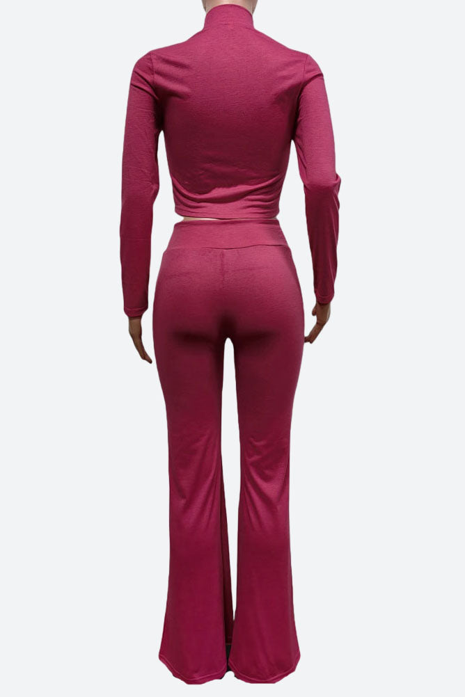 Stretch Long Sleeve Top and Pant set