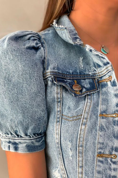 Crop Denim Jacket