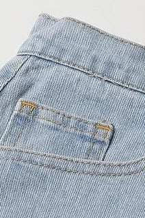 Washed Denim Rhinestone Cutout Jeans