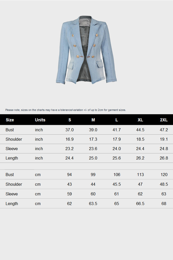 Denim Blazer Jacket