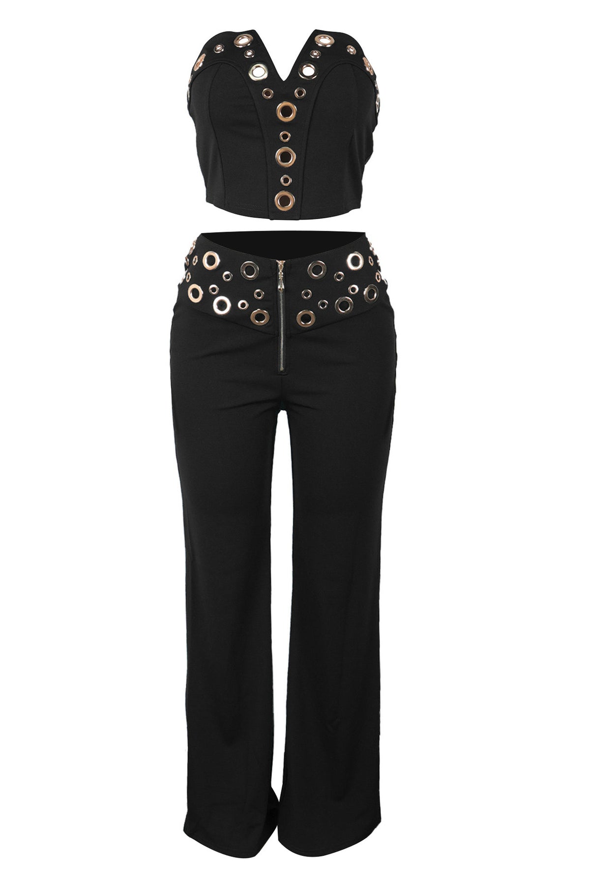 Hollow Out Patchwork 2 Piece Sets