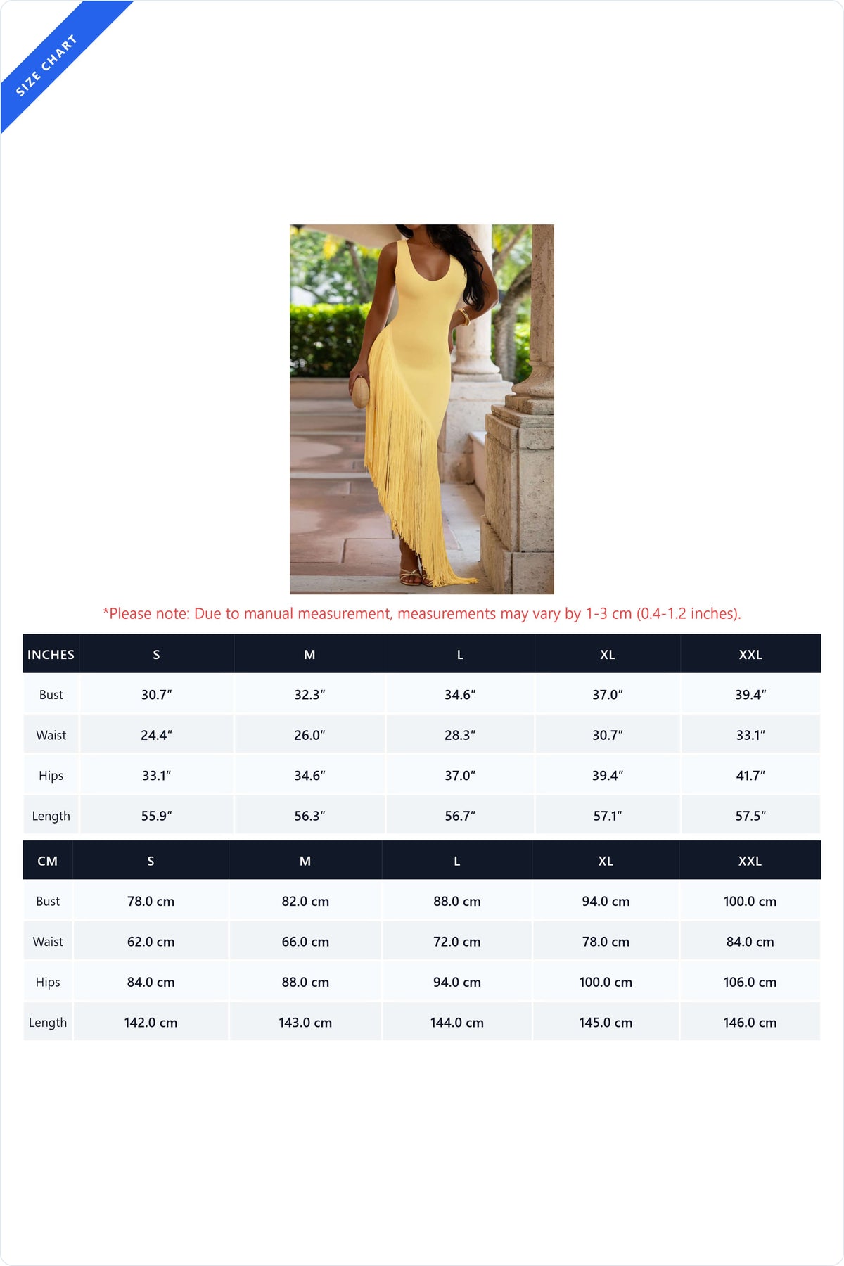 Sleeveless Asymmetrical Fringe Maxi Dress