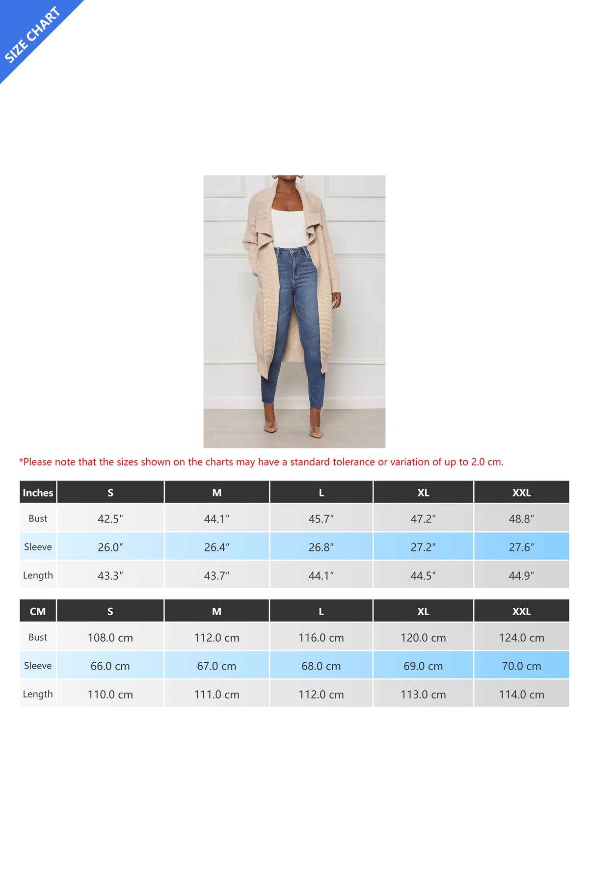 Solid Color Long Knit Cardigans