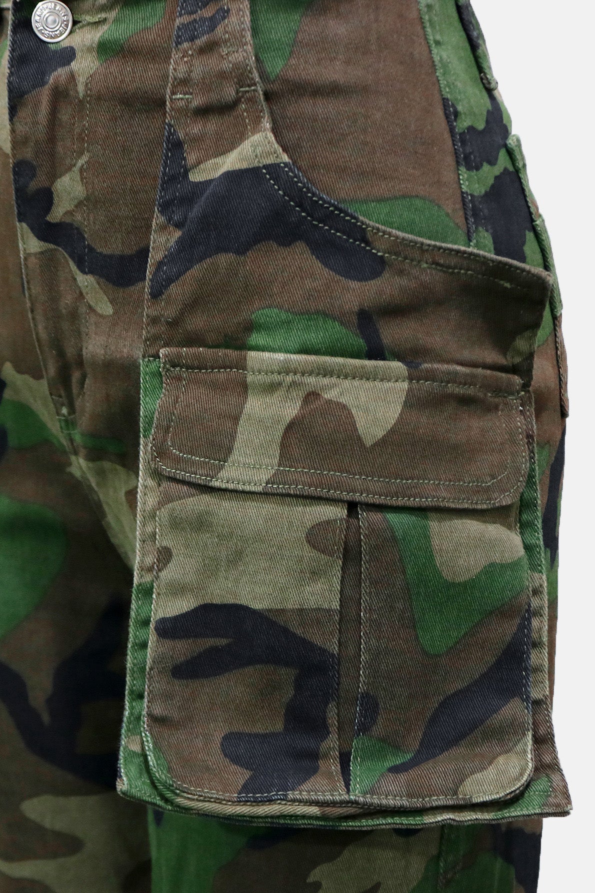 Camo Multi Pocket Cargo Pants