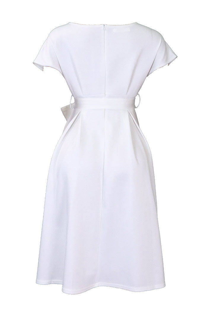 Fallen Shoulder Midi Dress