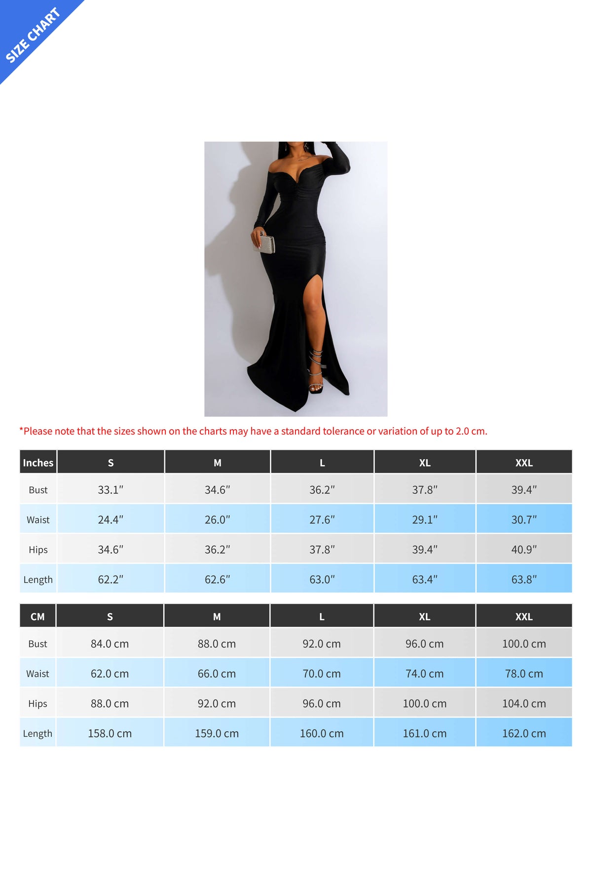 Off-Shoulder Long Sleeve Slit Maxi Dress