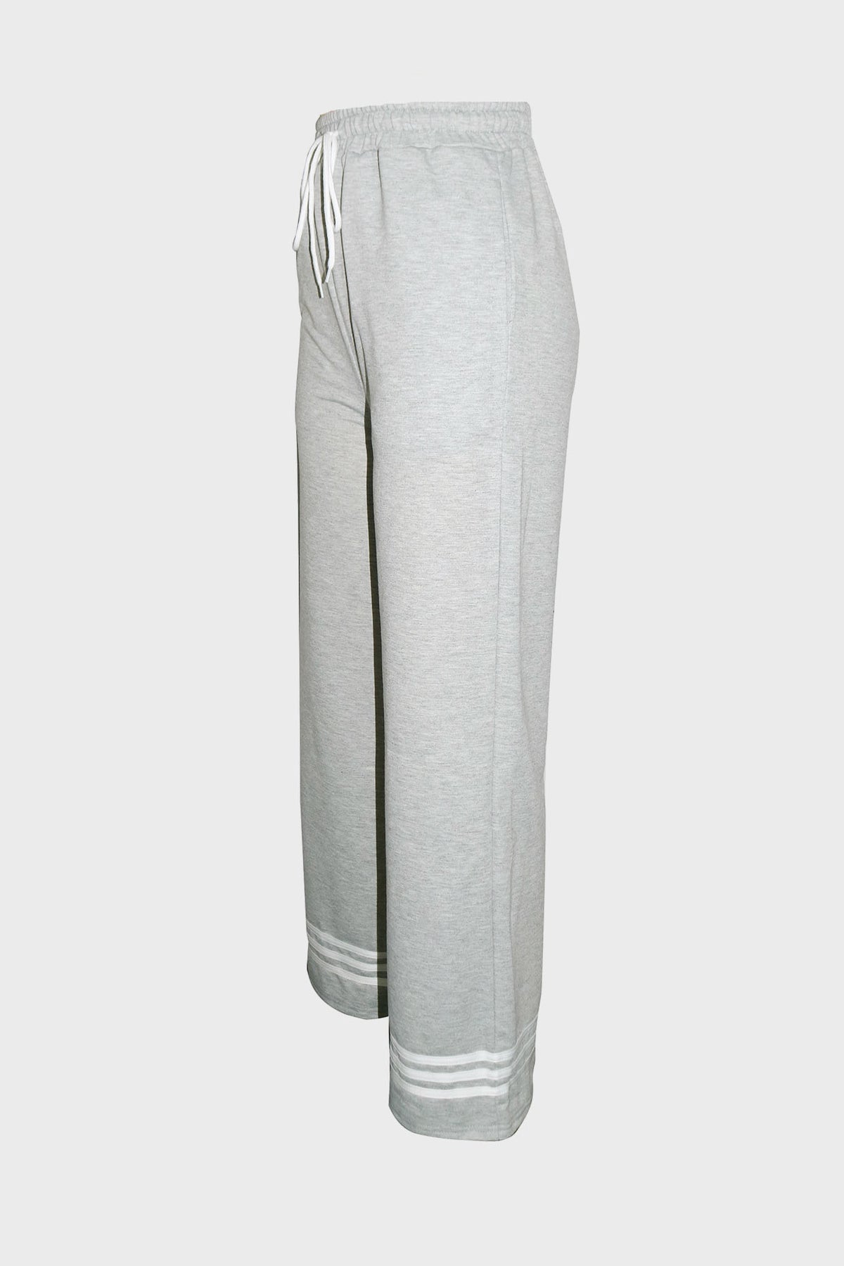 Stripe Wide-Leg Sweatpants