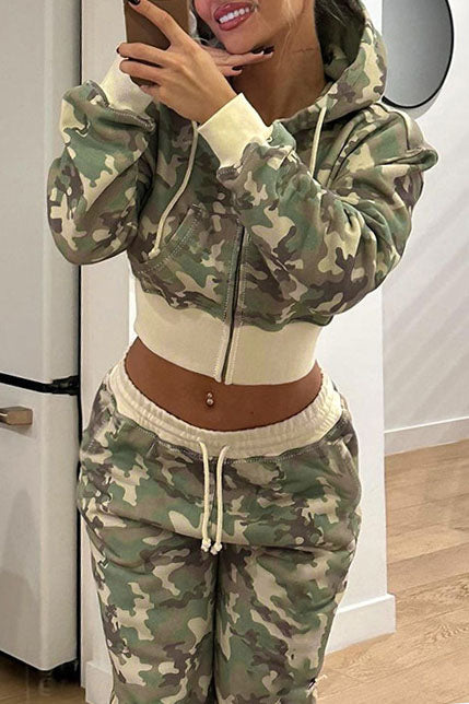 Hooded Bomber & Cargo Pants Sets