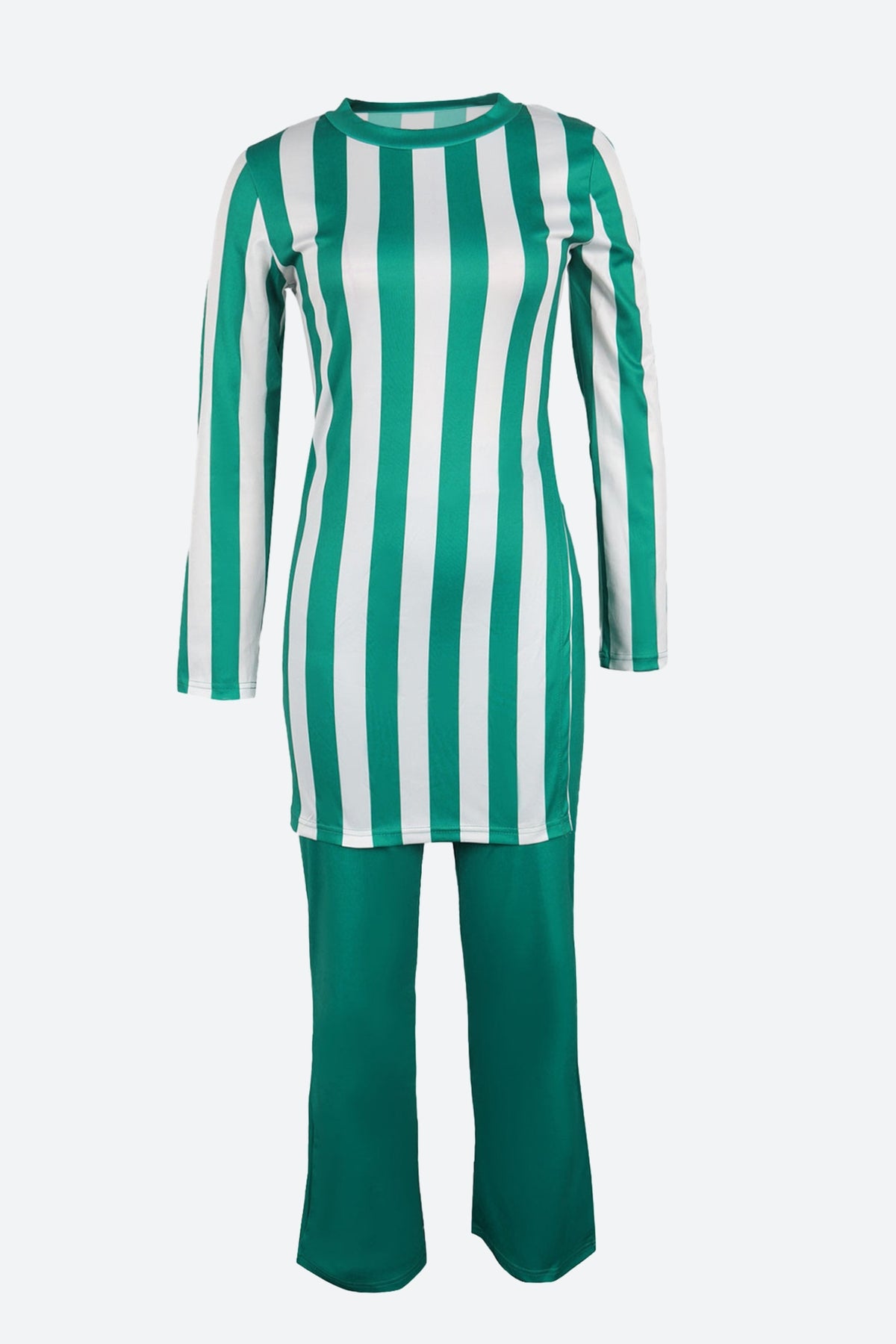 Striped T Shirts & Pants Set