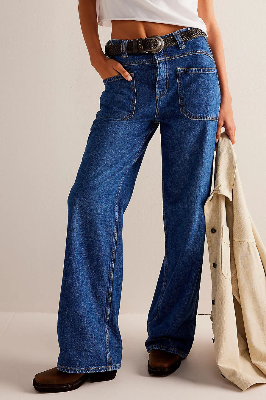 Classic Mid-Rise Comfort Jeans