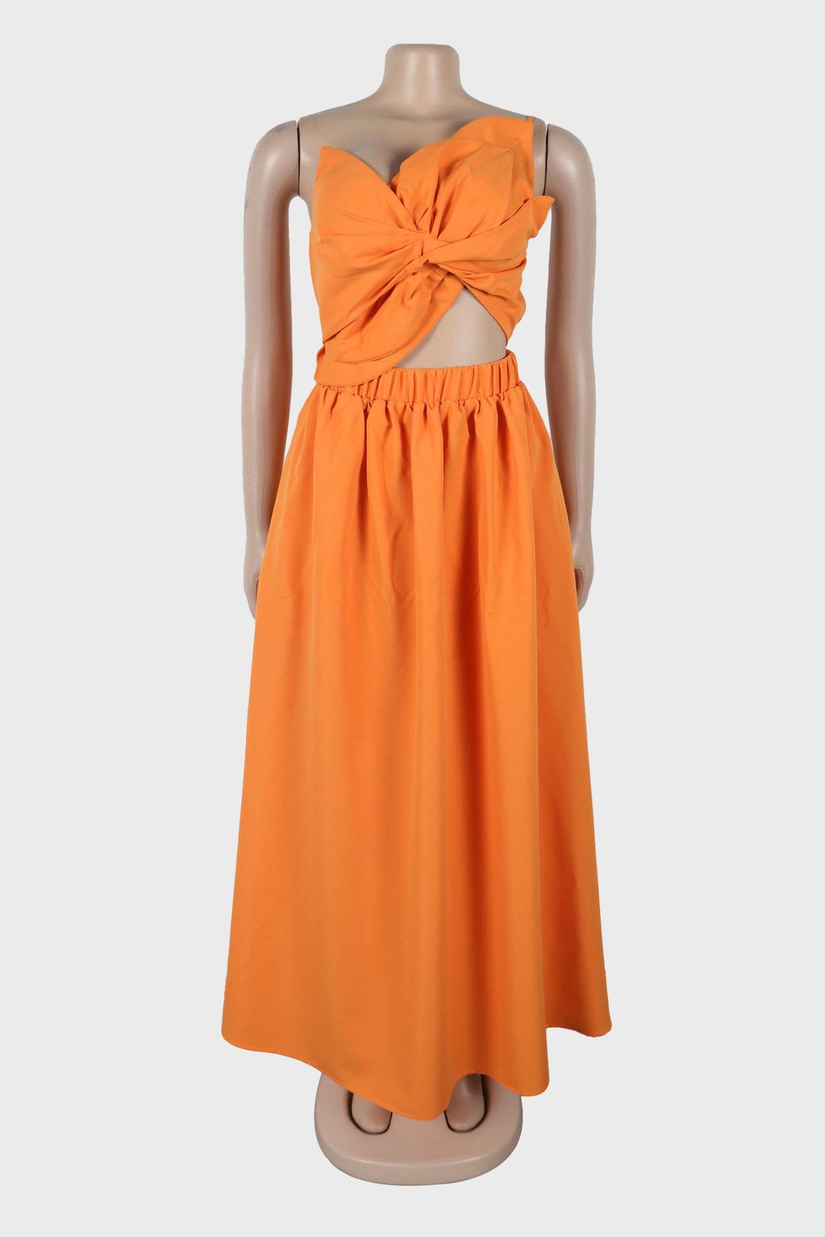 One-Shoulder Midi Dress