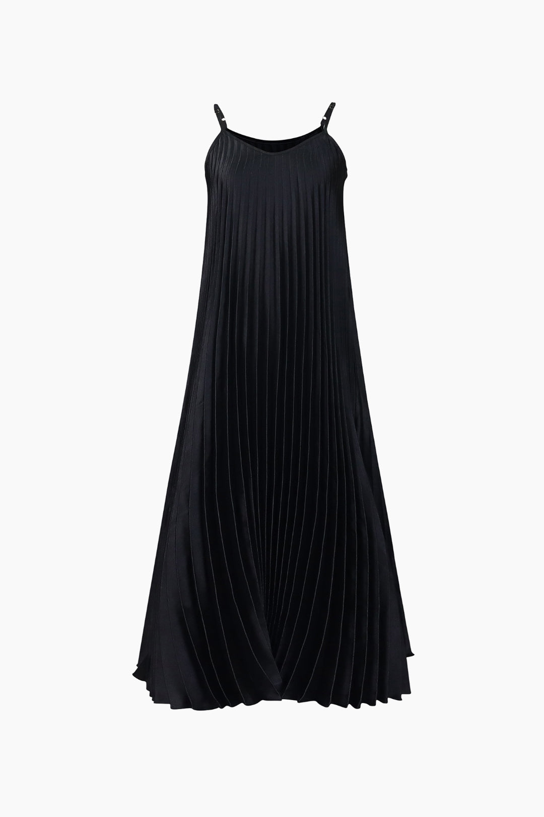Sling Pleated Maxi Dresses