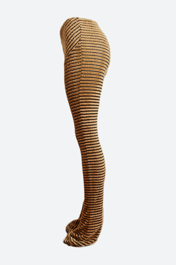 Striped Fuzzy Leggings