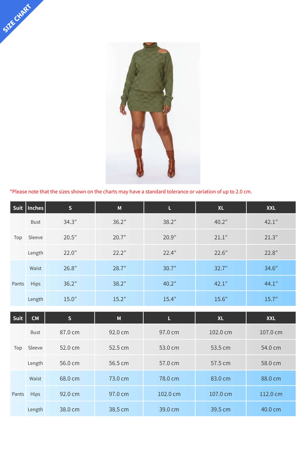 Turtleneck Cutout Sweater & Skirt Set