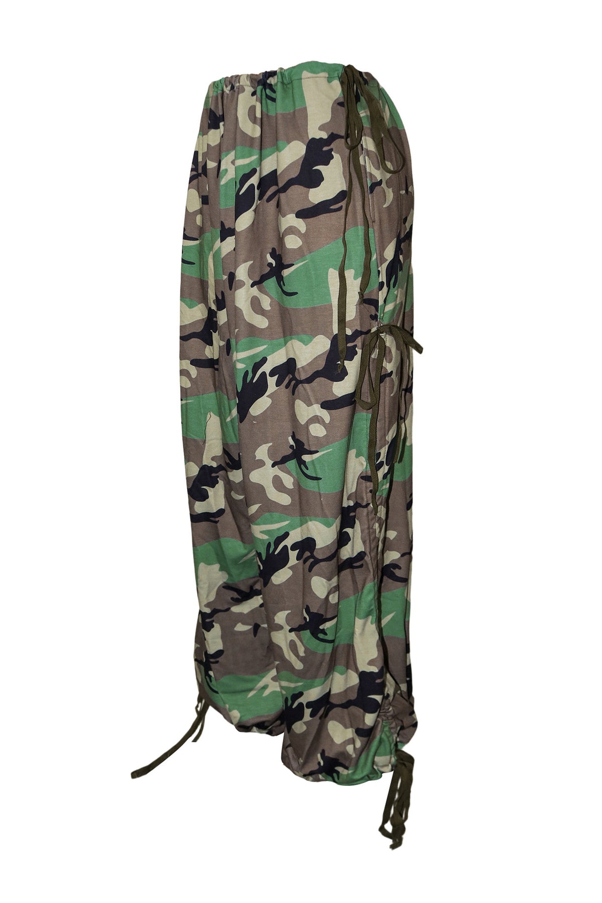 Oversized Drawstring Parachute Pants