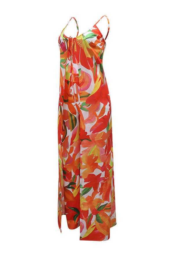 Floral Maxi Top & Pant Set