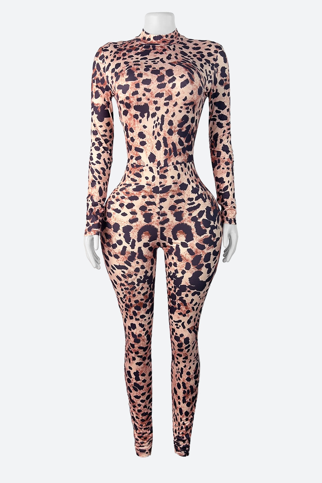 Leopard Gloved Jumpsuit