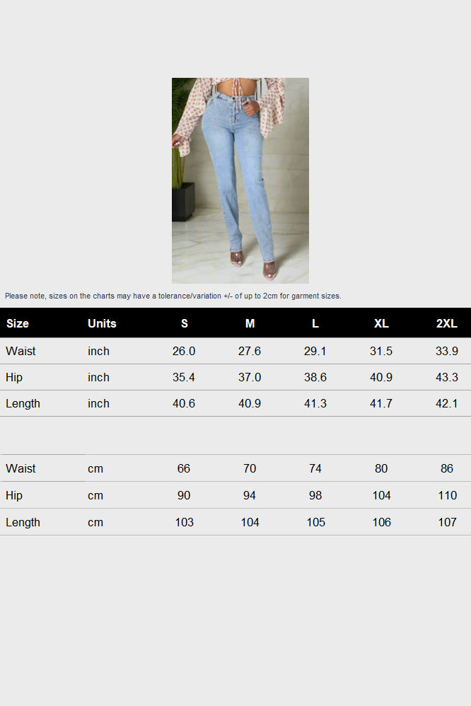 Cutout Stretch Jeans