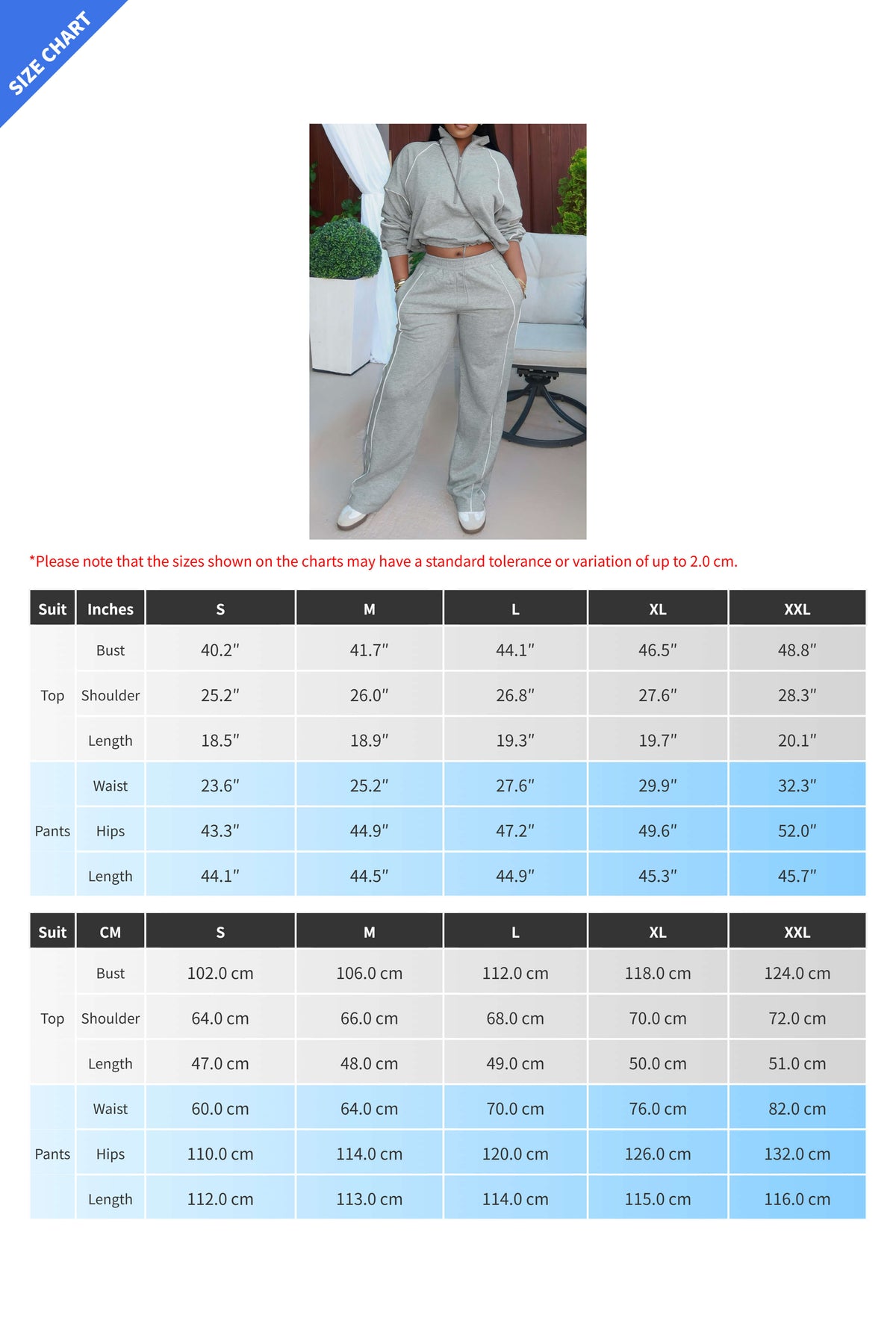 Half-Zip Sweatshirt & Wide Leg Pants Set