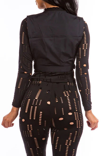 Cargo Zipper Vest Top