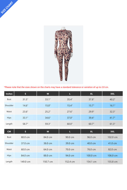 Leopard Gloved Jumpsuit